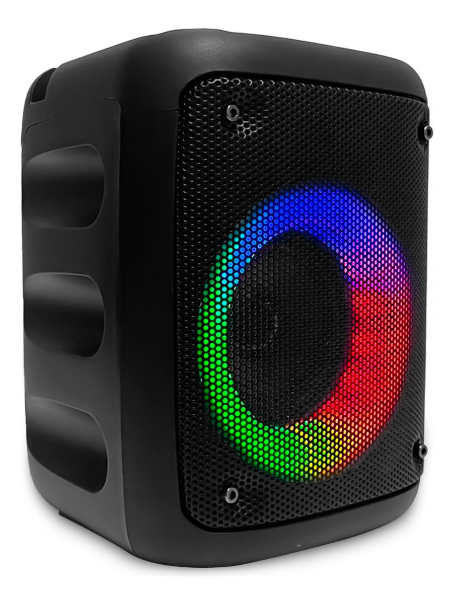 Caixa De Som Caixinha Bluetooth Portátil Potente Usb Aux RGB