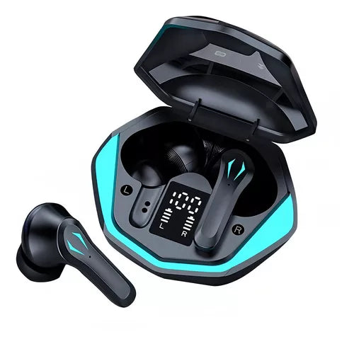 Fone de Ouvido Gamer Sem Fio Bluetooth Wirelles 5.1 Microfone